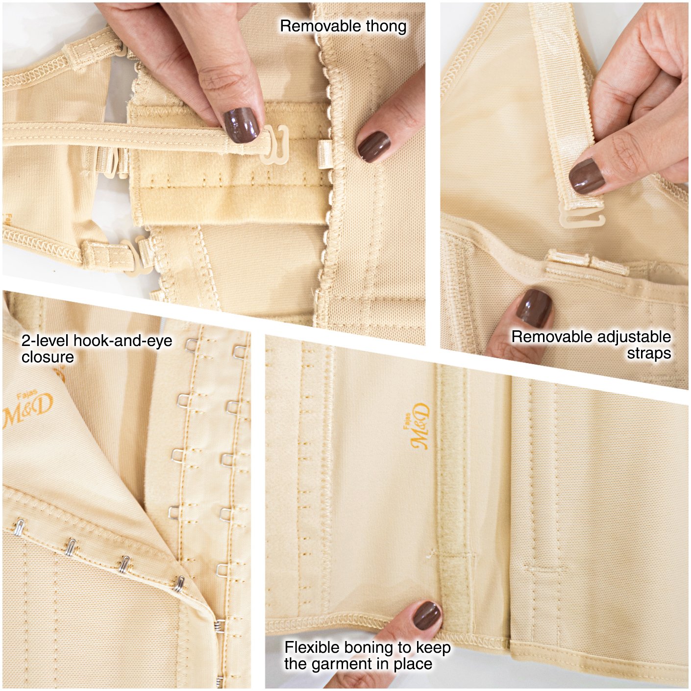 Faja MYD 0053 Corsé de cintura para mujer / Powernet