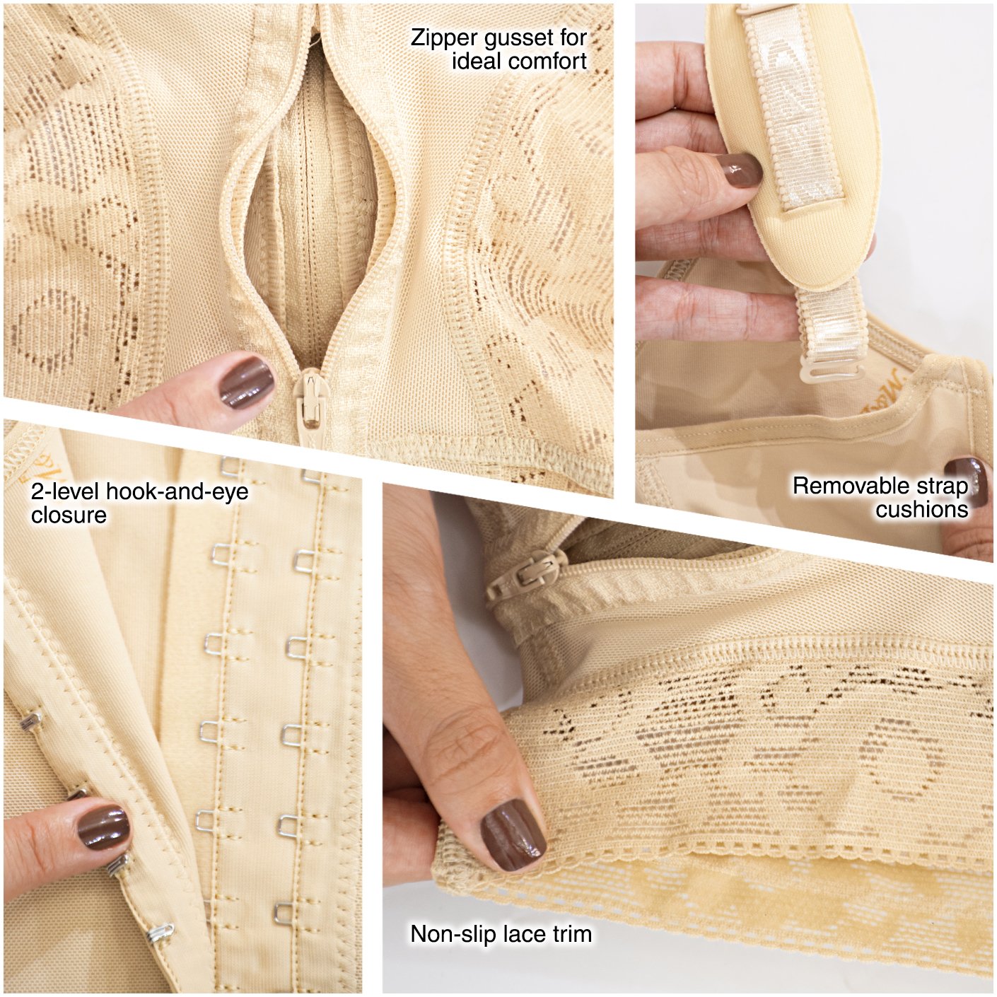 Fajas MYD 0048 Faja reductora adelgazante extra corta para mujer / Powernet