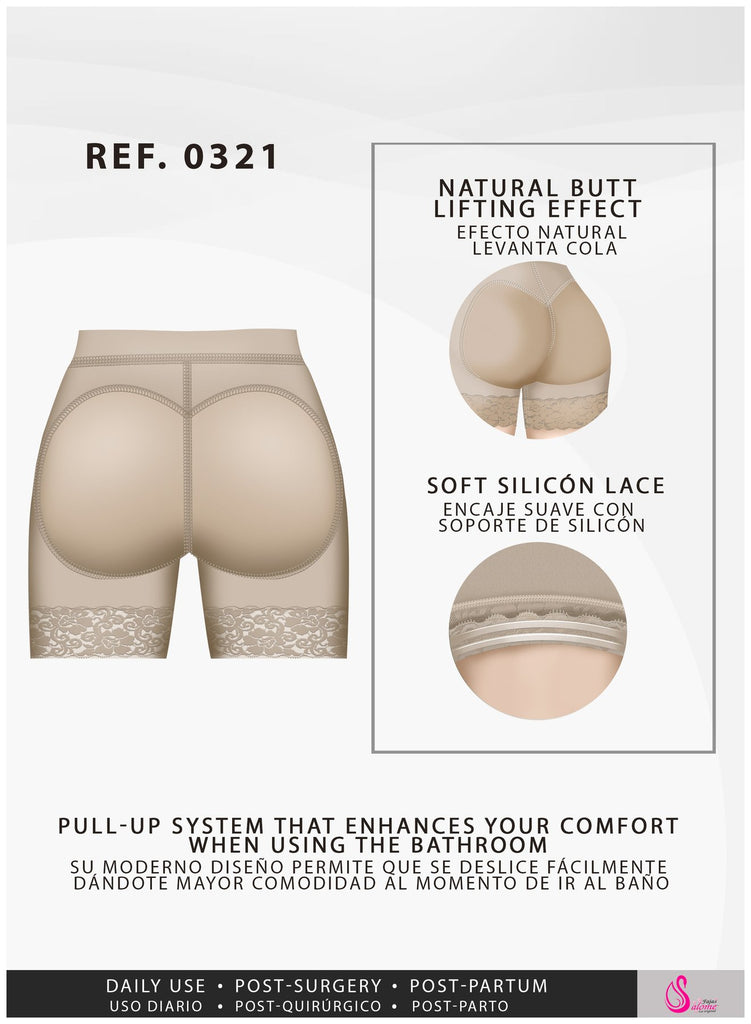 Fajas Salome 0321 High Waist Compression Slimmer Butt